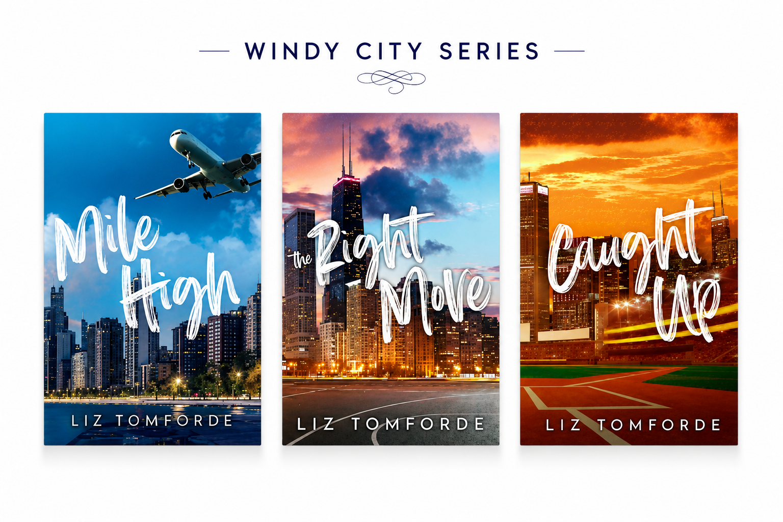 Windy City Series 3 Books Collection Set ( Mile High, The Right Move, Caught Up )