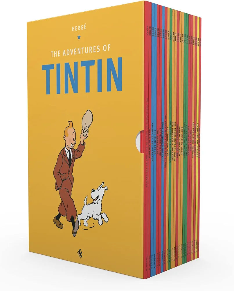 Tintin Paperback Boxed Set 23 Titles