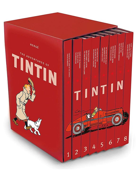 The Adventures of Tintin – Compact Editions – The Tintin Collection: 8 Book Box-Set